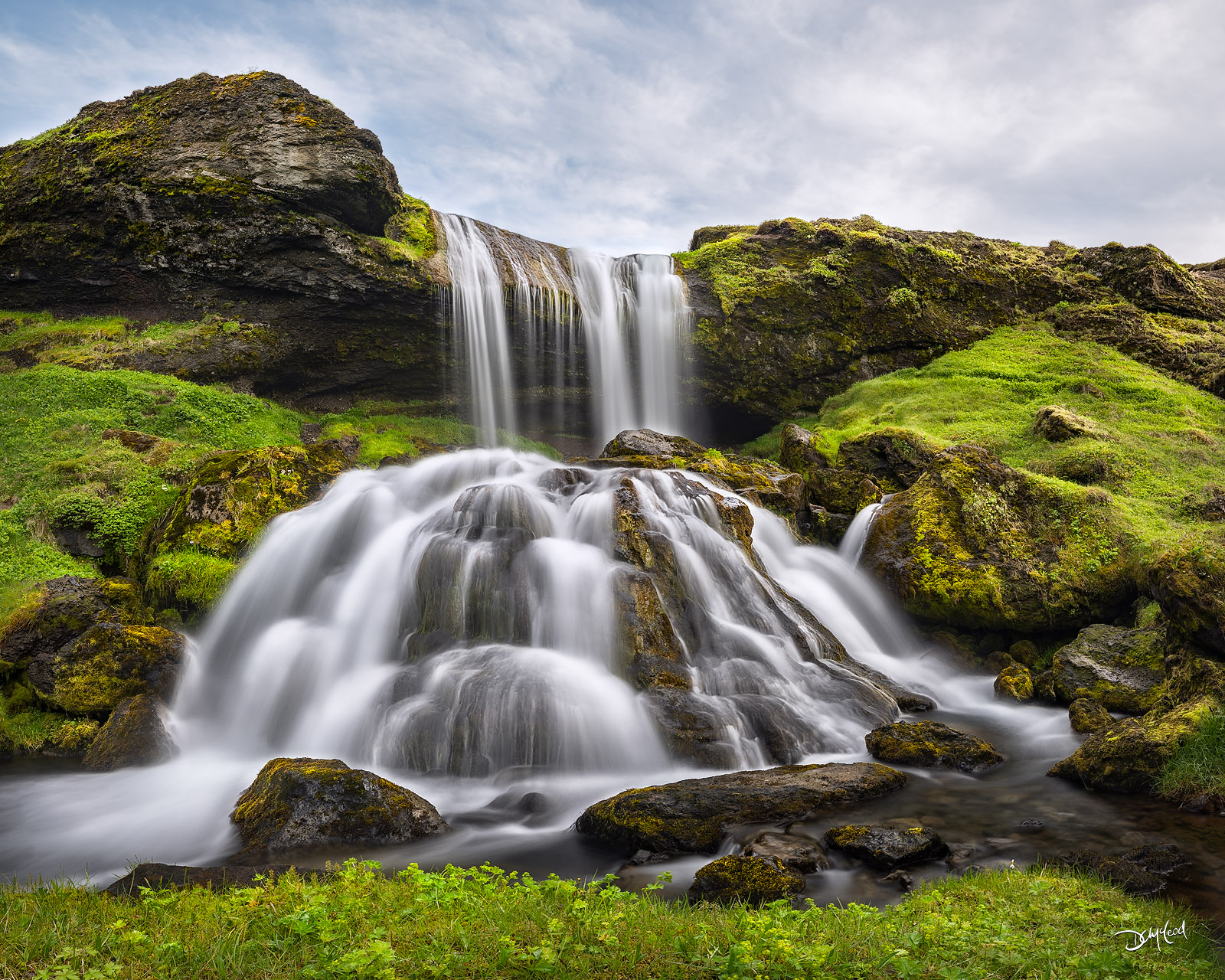 waterfall in iceland hot yoga retreat