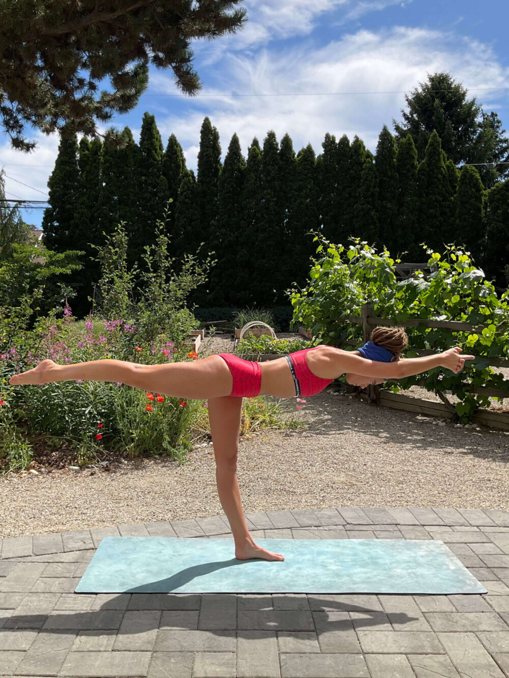 iSquared hot yoga clothes and Balancing Stick