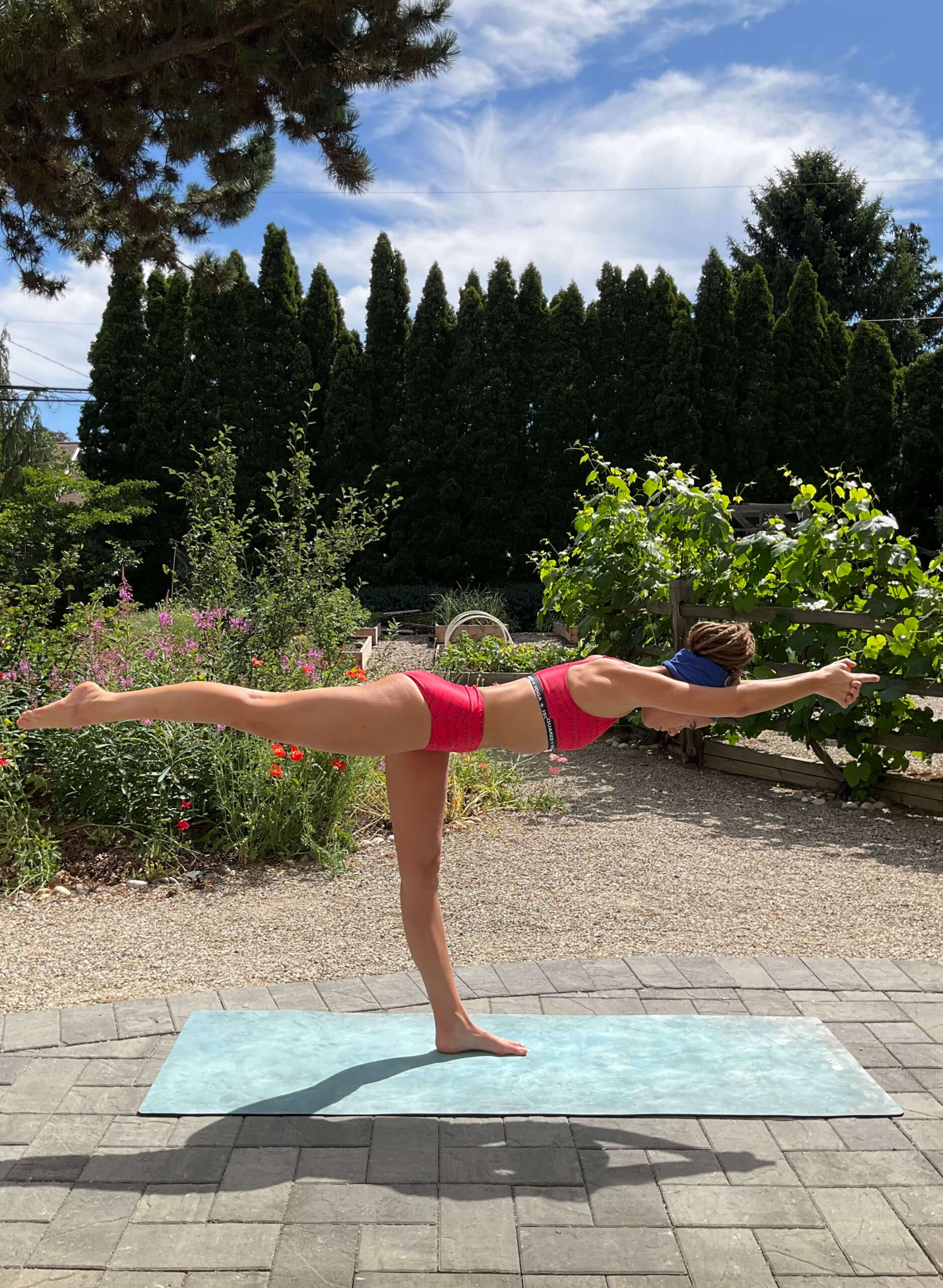 iSquared hot yoga clothes and Balancing Stick